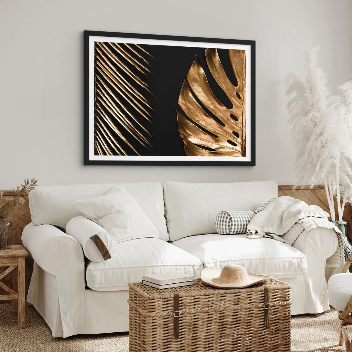 Plakat i sort ramme - Forskellige, og lige dyre - 100x70 cm
