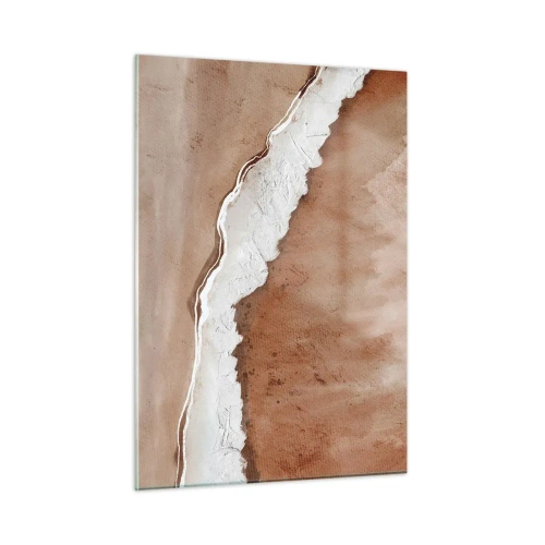 Billede på glas - I jordnære farver - 50x70 cm