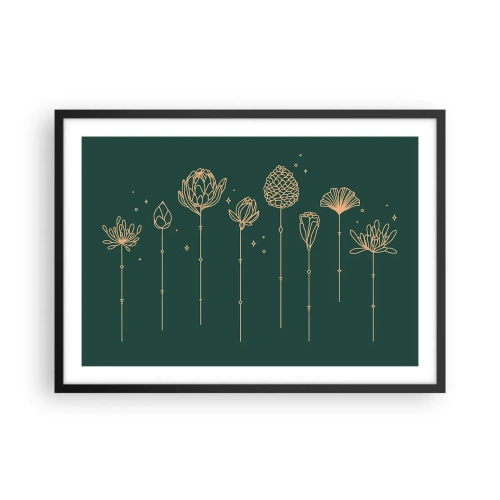 Plakat i sort ramme - Familien ZIÓŁkowski - 70x50 cm