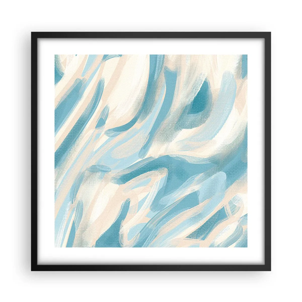 Plakat i sort ramme - Forårsbriser - 50x50 cm