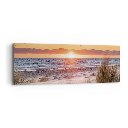 Lærredstryk - Billede på lærred - Vandret landskab - 90x30 cm