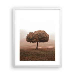 Plakat i hvid ramme - Efter en travl sommer - 40x50 cm