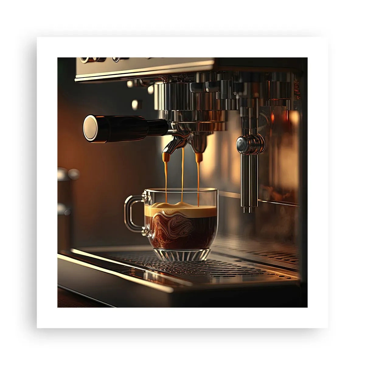 Plakat - En sensuel blanding - 50x50 cm