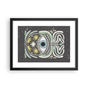 Plakat i sort ramme - Stammeritualer - 40x30 cm