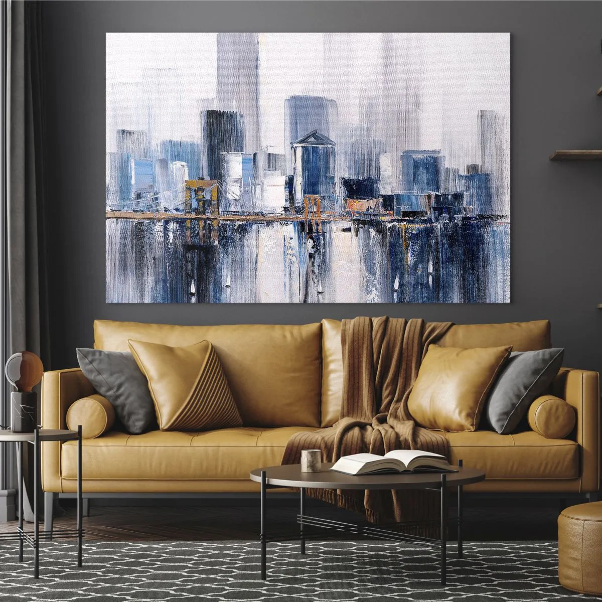 Billede på glas - Indtryk fra New York - 120x80 cm
