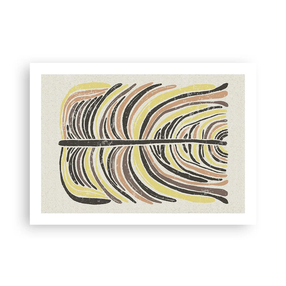 Plakat - Levende abstraktion - 70x50 cm