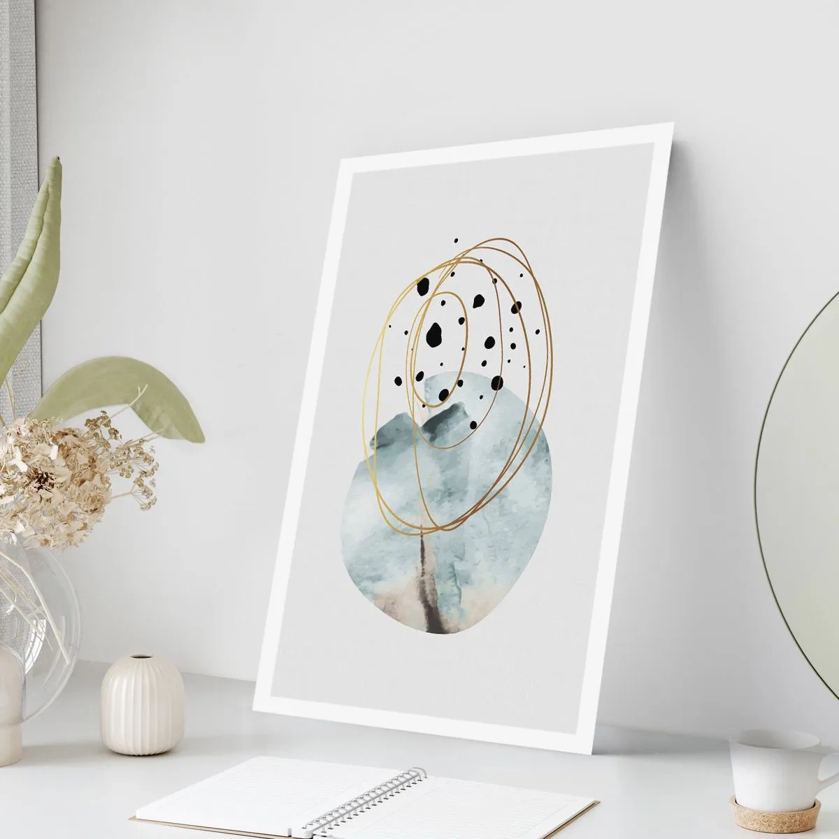 Plakat - I rummets favntag - 70x100 cm