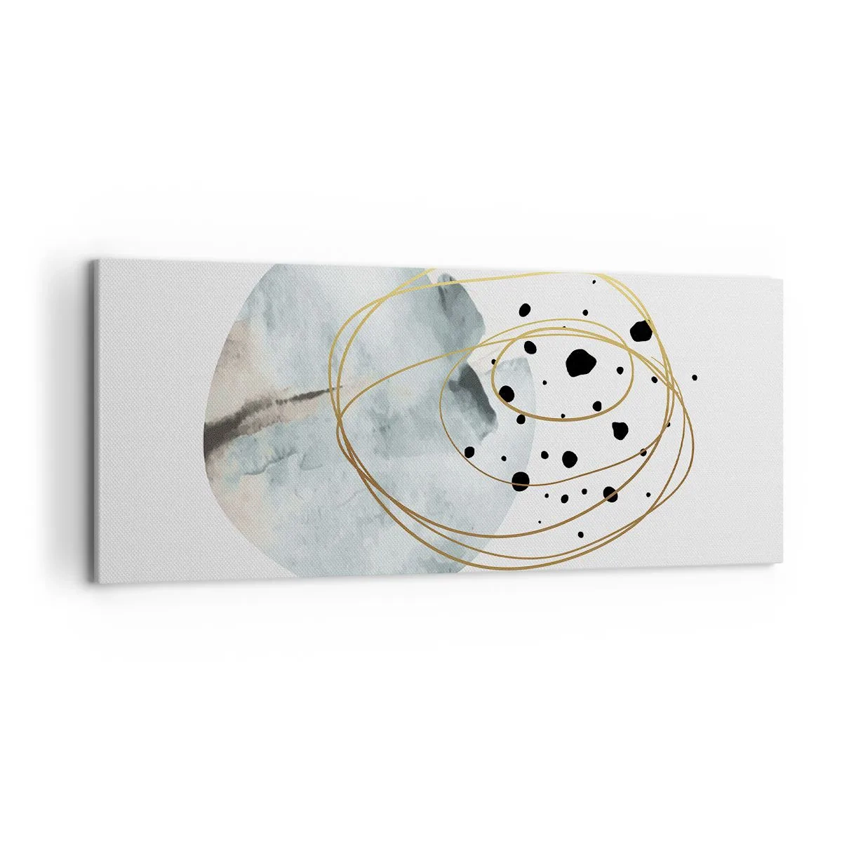 Lærredstryk - Billede på lærred - I rummets favntag - 120x50 cm