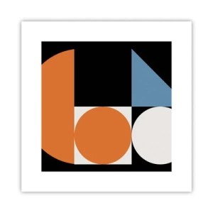 Plakat - System til figurer - 30x30 cm