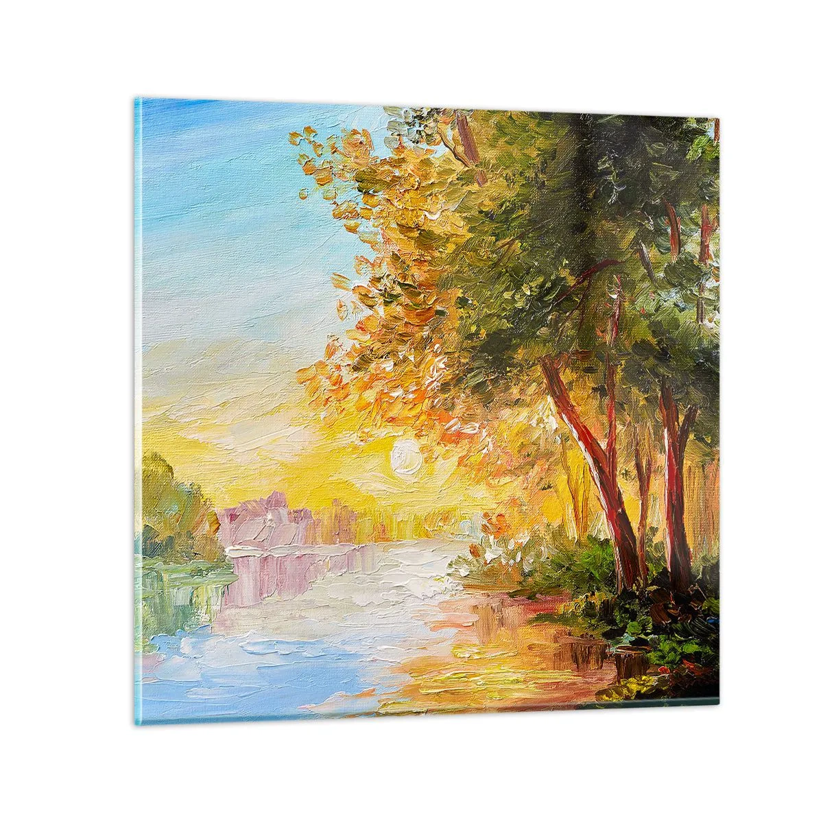 Billede på glas - Et in Arcadia ego - 70x70 cm