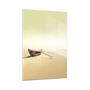 Billede på glas - Et minde om Sydhavet - 50x70 cm