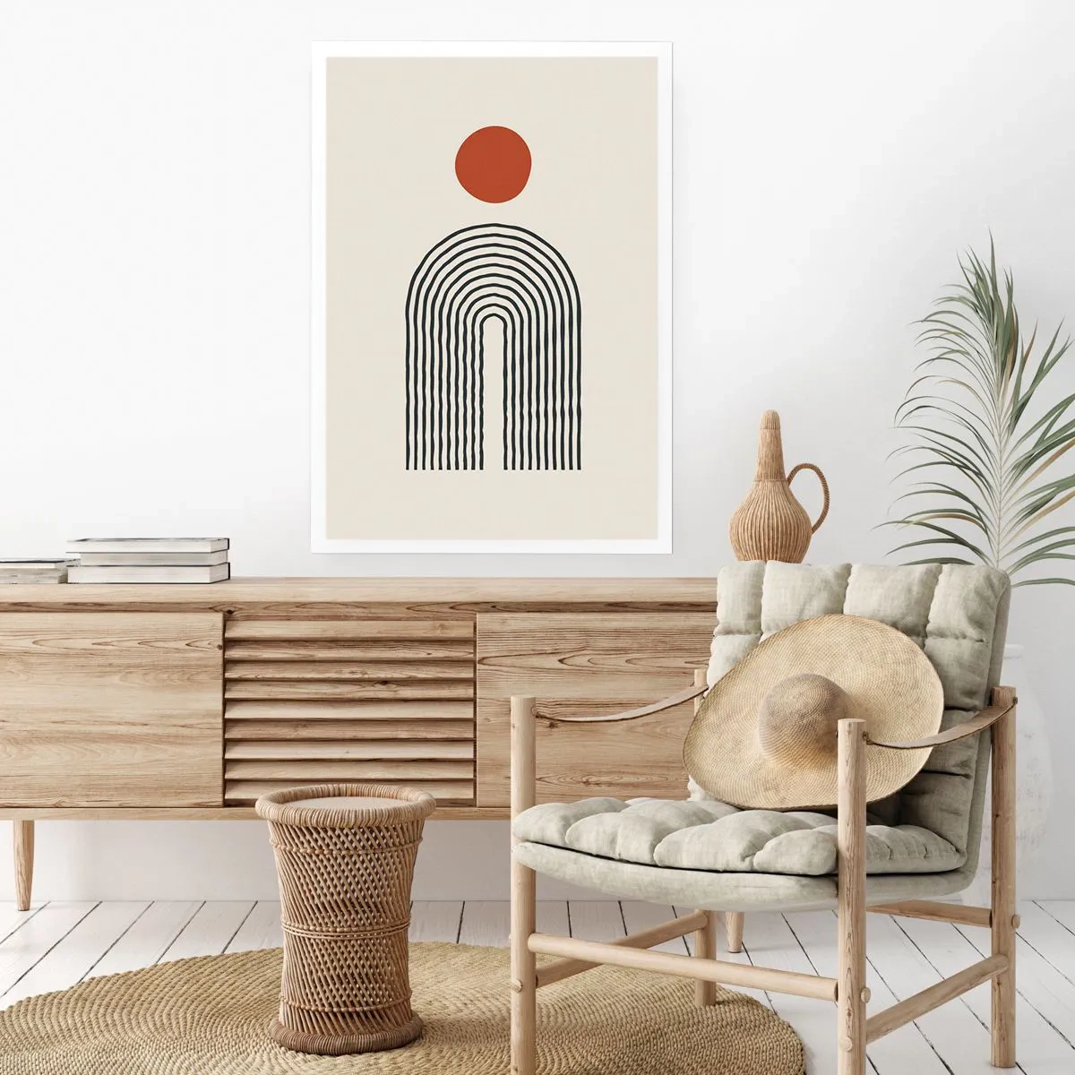 Plakat - Magnetisme af former og farver - 61x91 cm