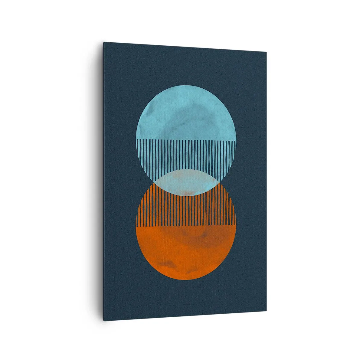 Lærredstryk - Billede på lærred - Astronomisk fantasi - 80x120 cm