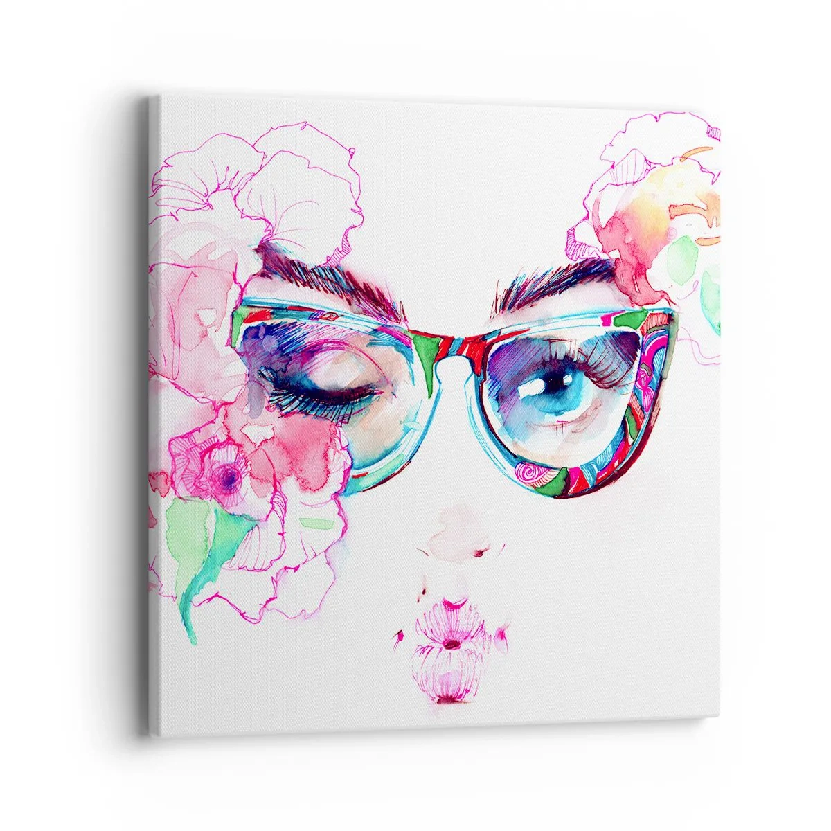 Lærredstryk - Billede på lærred - Et fristende løfte - 40x40 cm