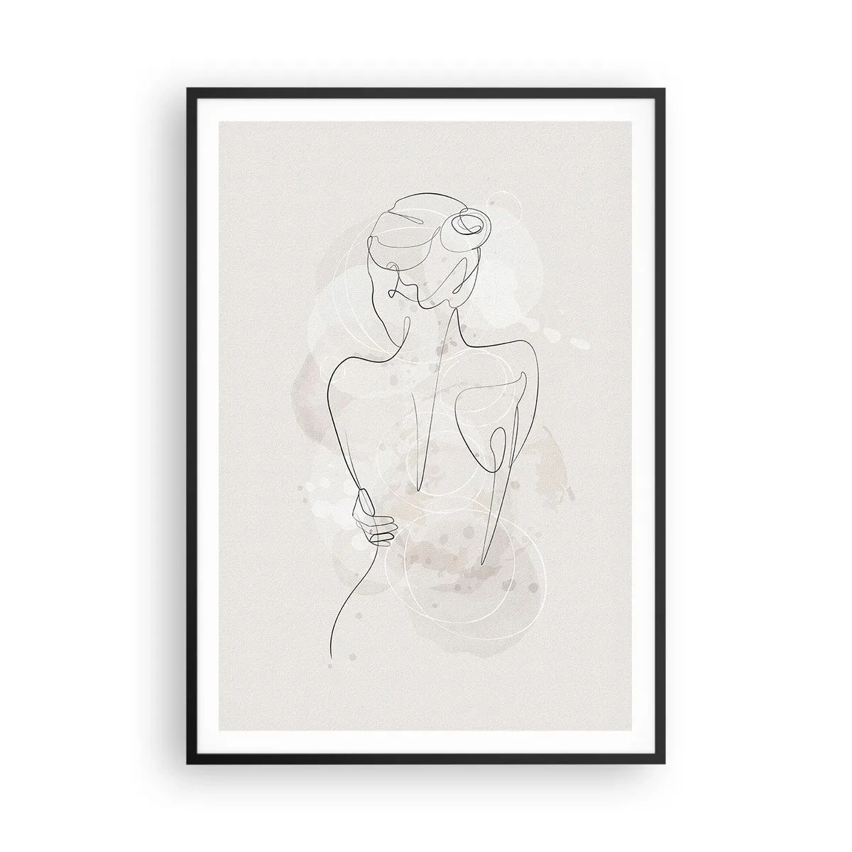 Plakat i sort ramme - Som et følsomt instrument - 70x100 cm