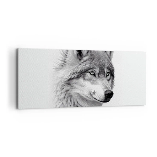 Lærredstryk - Billede på lærred - Alpha - uden tvivl - 100x40 cm