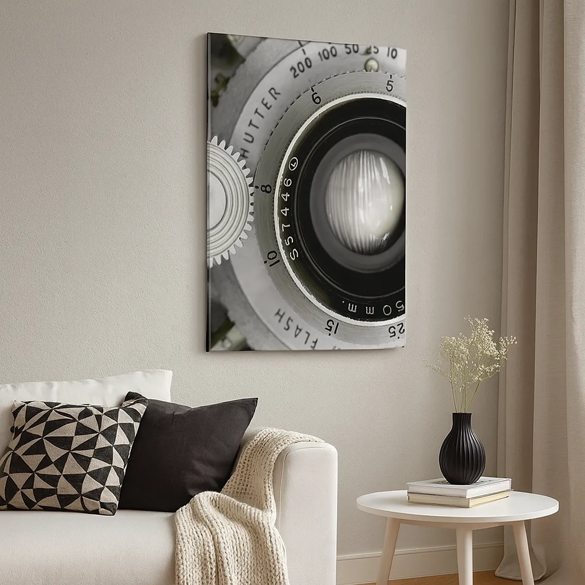 Lærredstryk - Billede på lærred - Historien om Hollywood - 50x70 cm