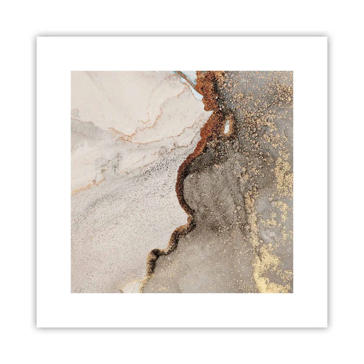 Plakat - På farvegrænsen - 30x30 cm