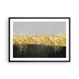 Plakat i sort ramme - Indad og opad - 70x50 cm