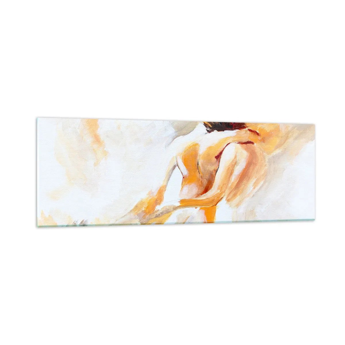 Billede på glas - I himlen af nærhed - 90x30 cm