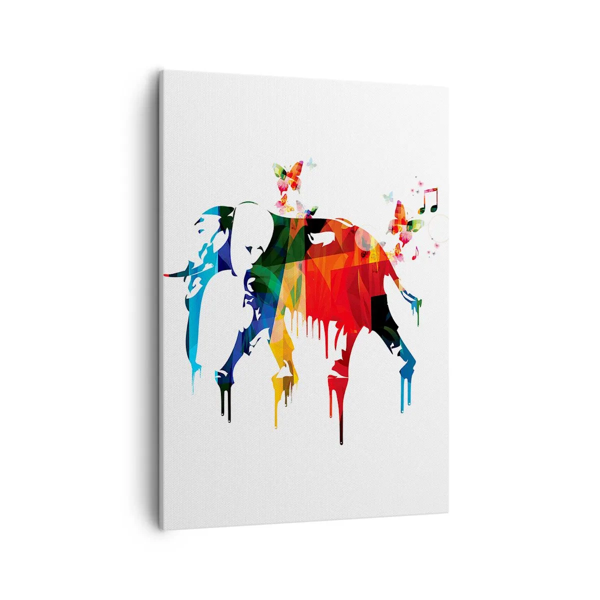 Lærredstryk - Billede på lærred - Alle kan danse - 50x70 cm