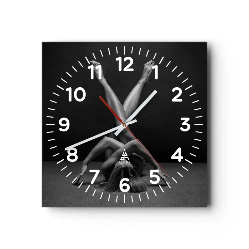 Vægur, Uret - Nøgenhedens geometri - 30x30 cm