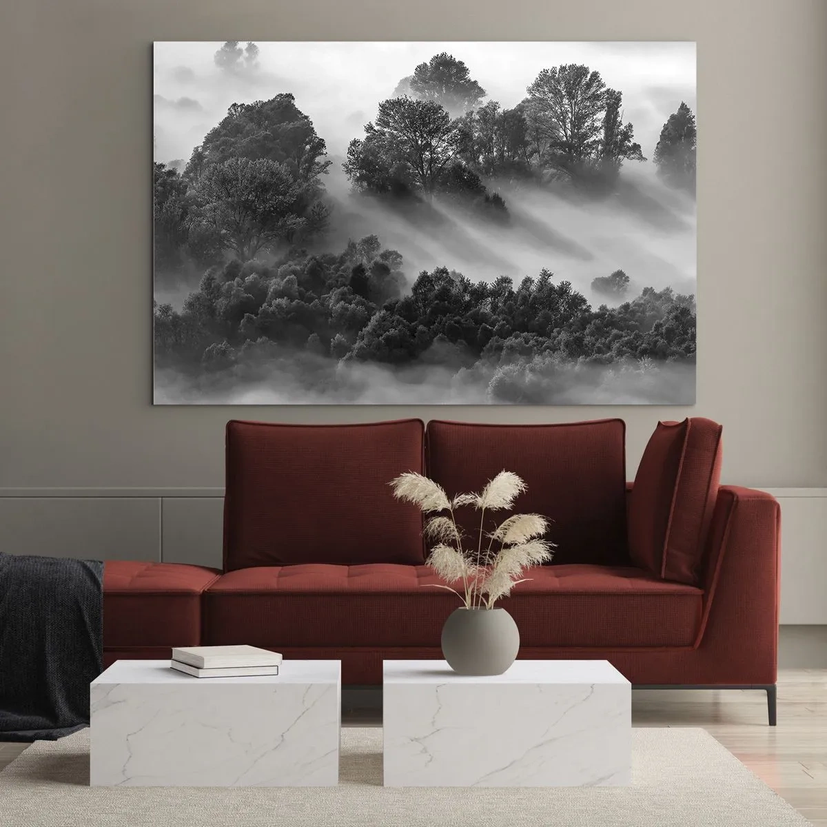 Billede på glas - At vågne fra søvnen - 120x80 cm