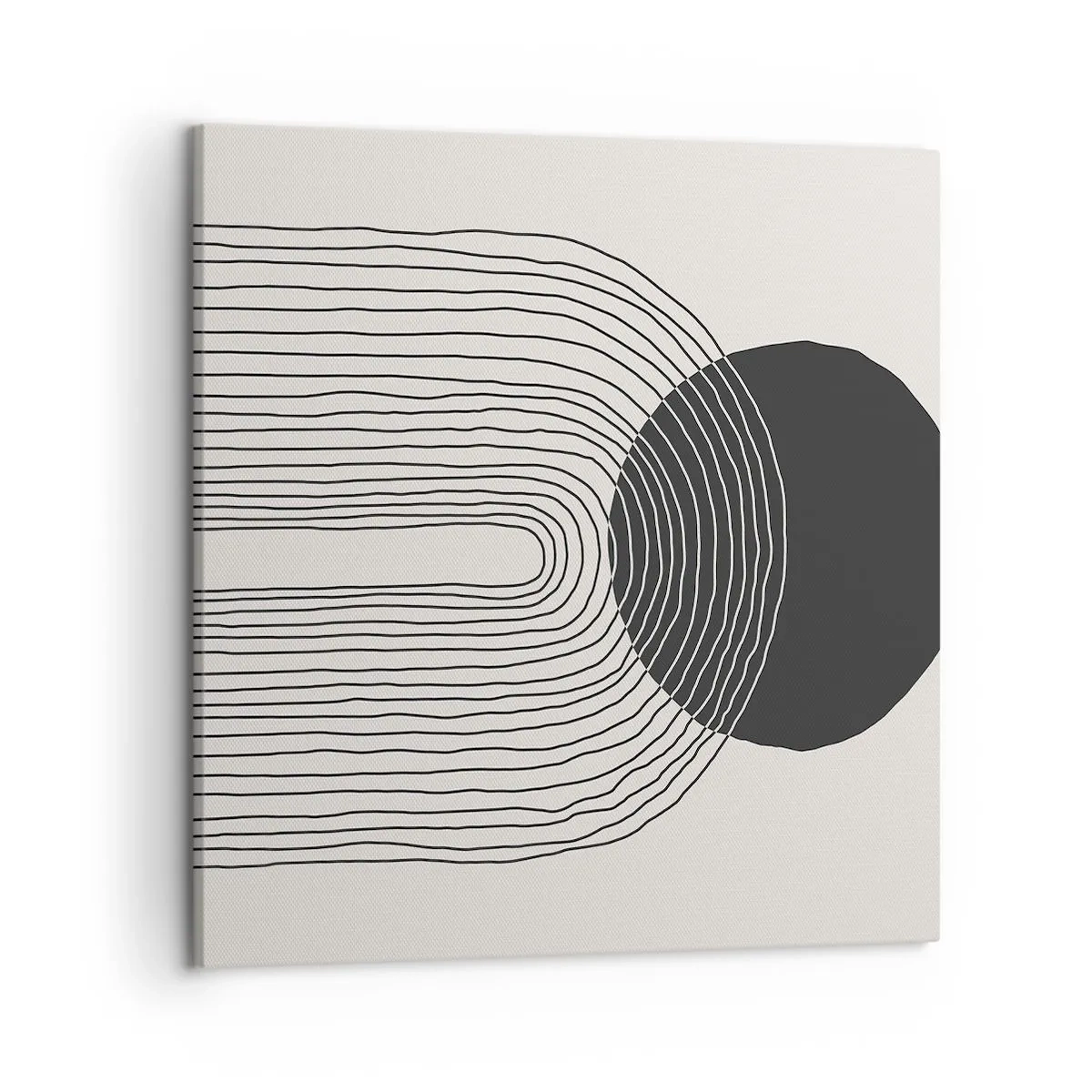 Lærredstryk - Billede på lærred - Rystende og selvsikker - 50x50 cm