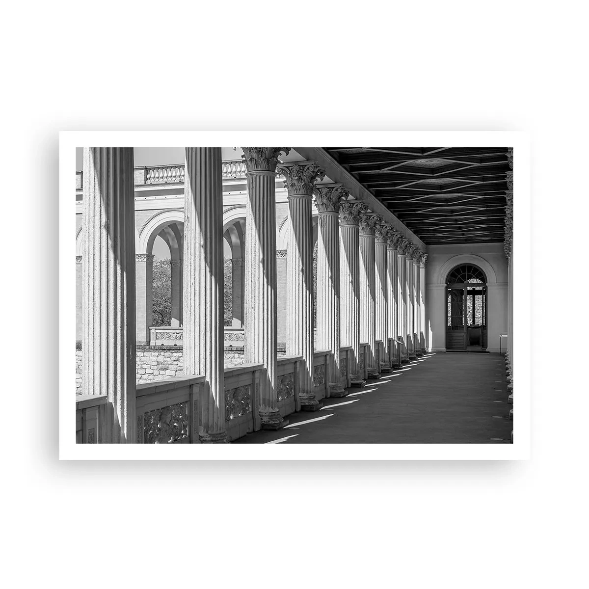 Plakat - Solrig arkade - 100x70 cm