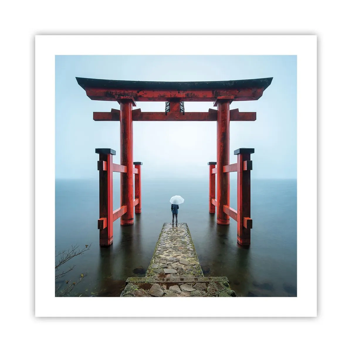 Plakat - Japansk drømmeri - 50x50 cm