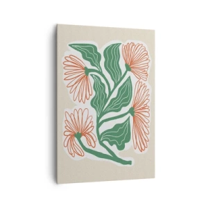 Lærredstryk - Billede på lærred - Folkeligt og moderne - 70x100 cm