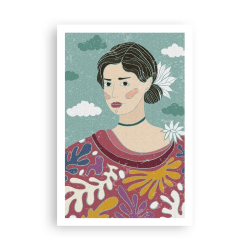 Plakat - Med melankoli i dit blik - 61x91 cm