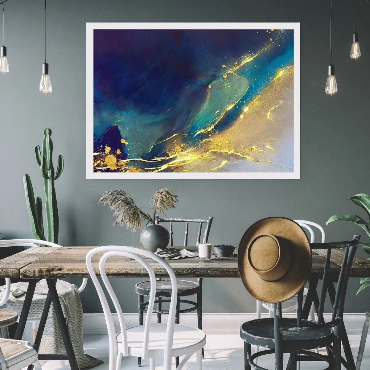 Plakat - Gylden marsk - 50x40 cm