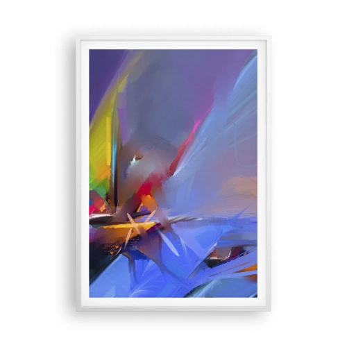 Plakat i hvid ramme - Propeller som en fugl - 70x100 cm