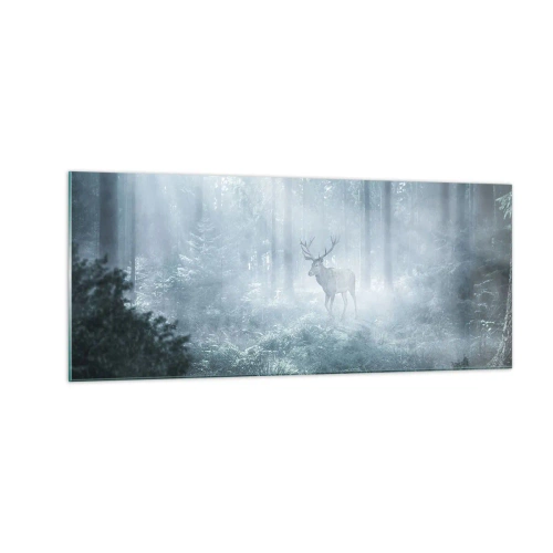 Billede på glas - Morgenvandring rundt på godset - 100x40 cm