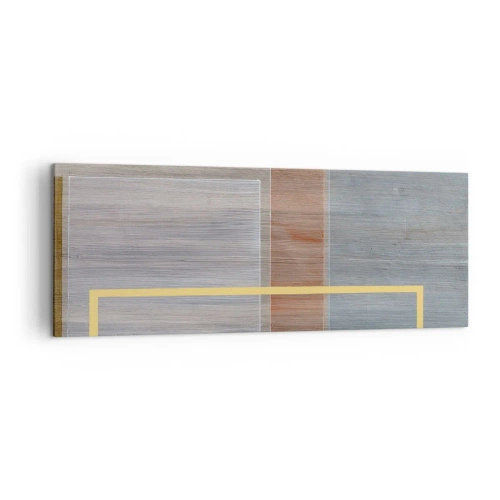 Lærredstryk - Billede på lærred - Lige og rolig - 140x50 cm