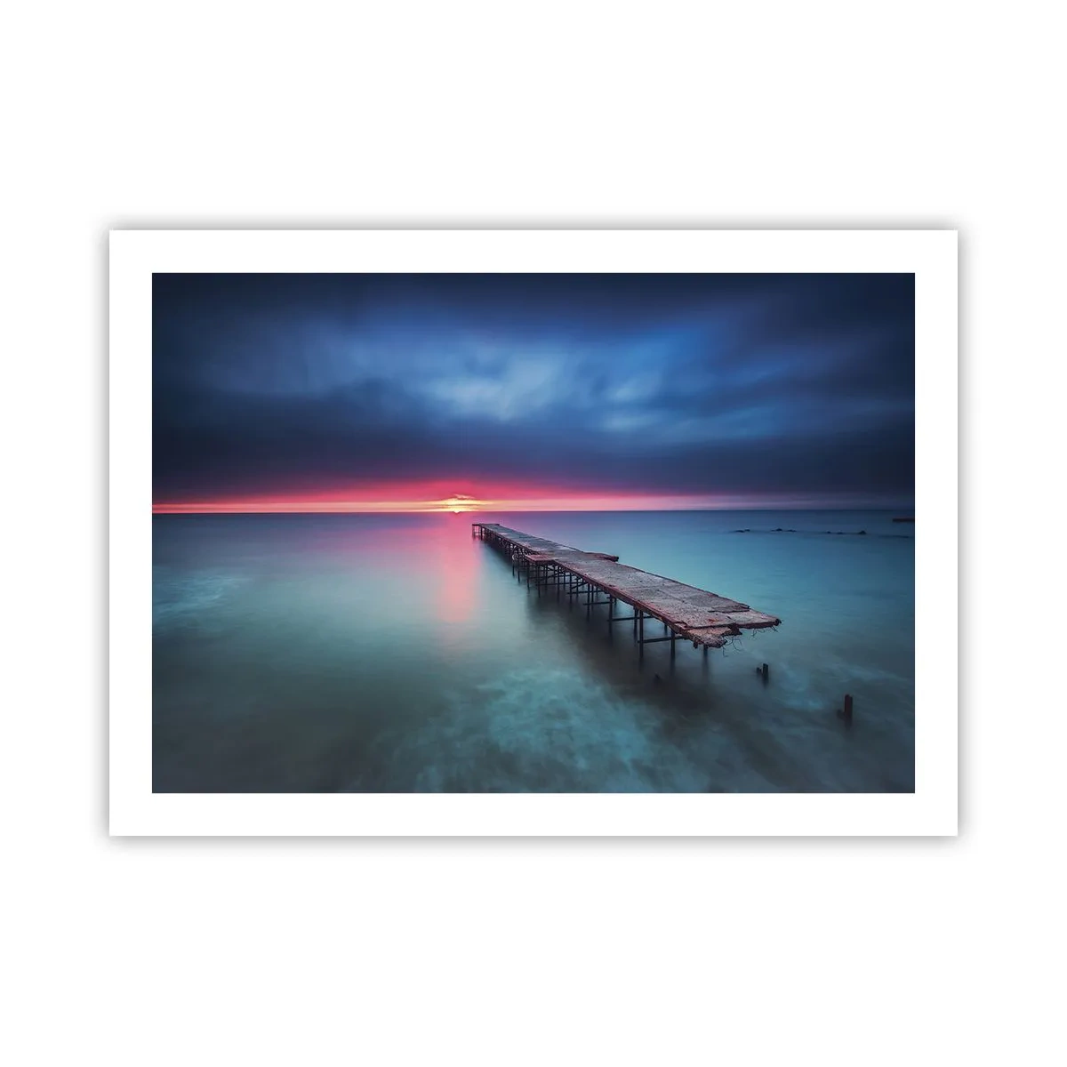 Plakat - Mellem himmel og jord - 70x50 cm