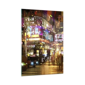 Billede på glas - I et hav af lys - 50x70 cm