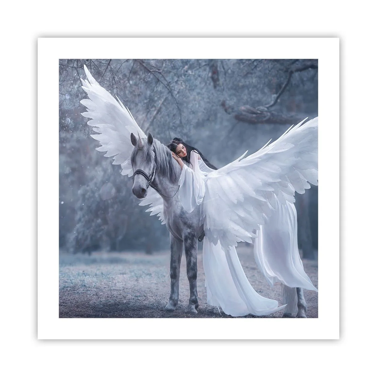 Plakat - Inspireret øjeblik - 50x50 cm