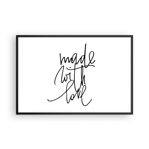 Plakat i sort ramme - Det bedste mærke - 91x61 cm