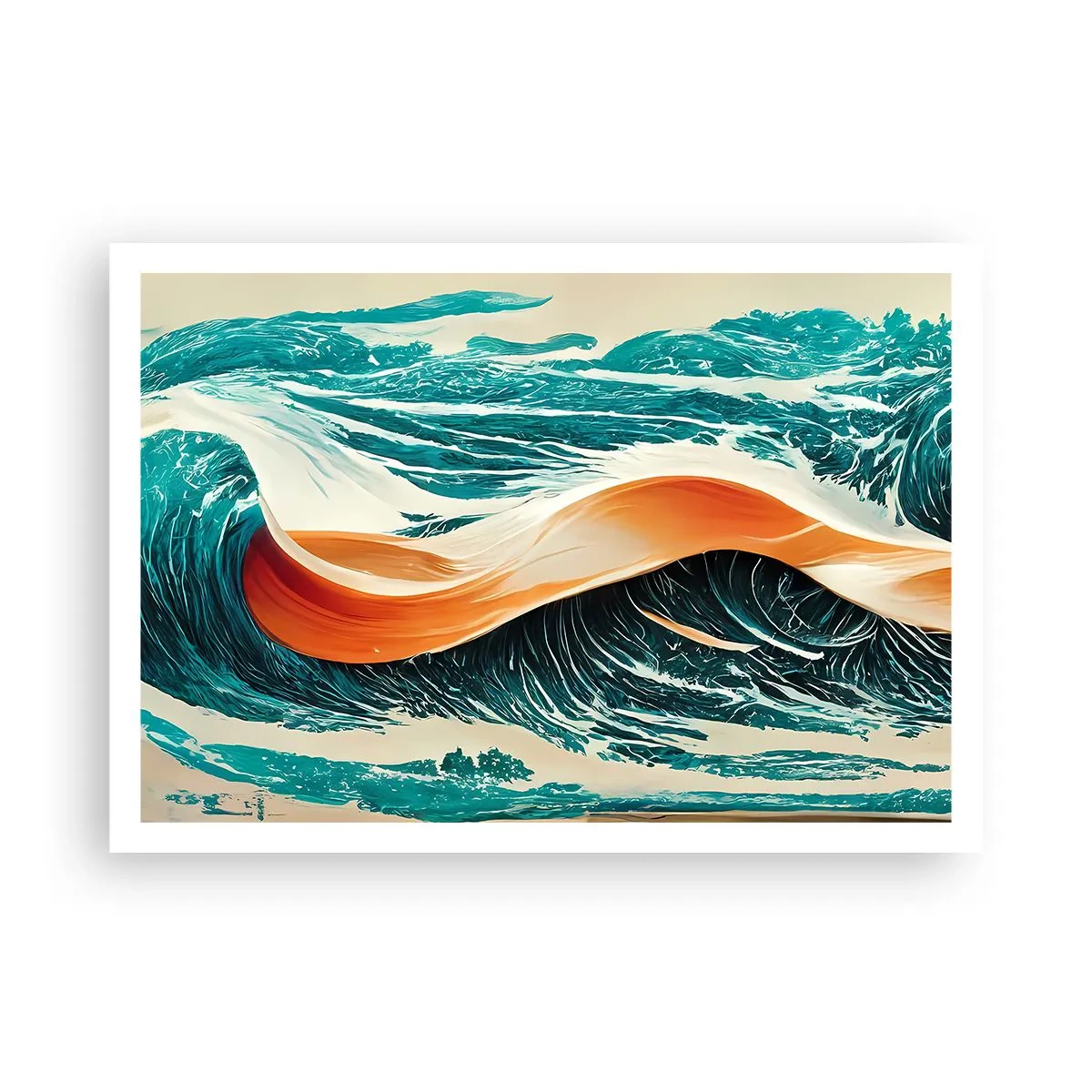 Plakat - Surferens drøm - 100x70 cm