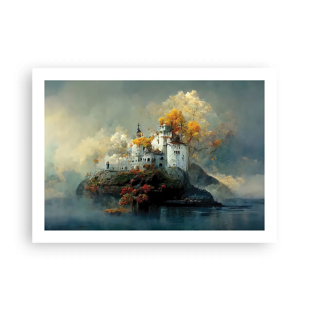 Plakat - Begyndelsen på en romantisk historie - 70x50 cm