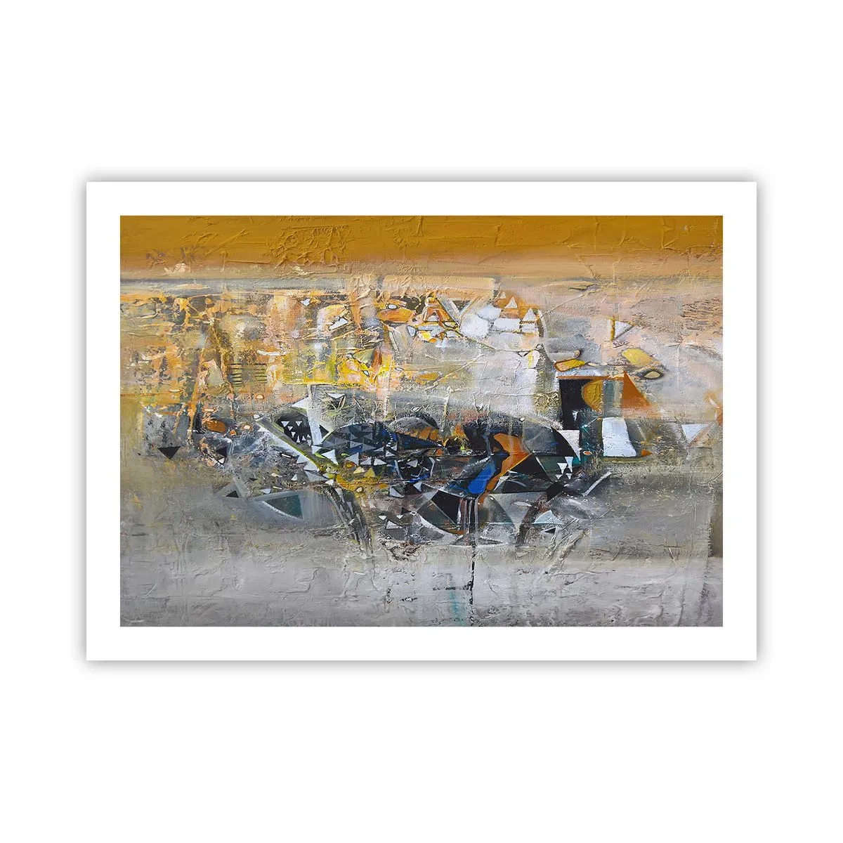 Plakat - Alt vil falde på plads - 70x50 cm