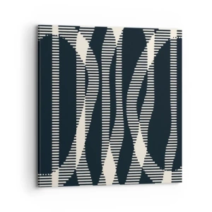 Lærredstryk - Billede på lærred - Forsøg på at bryde igennem mørket - 70x70 cm