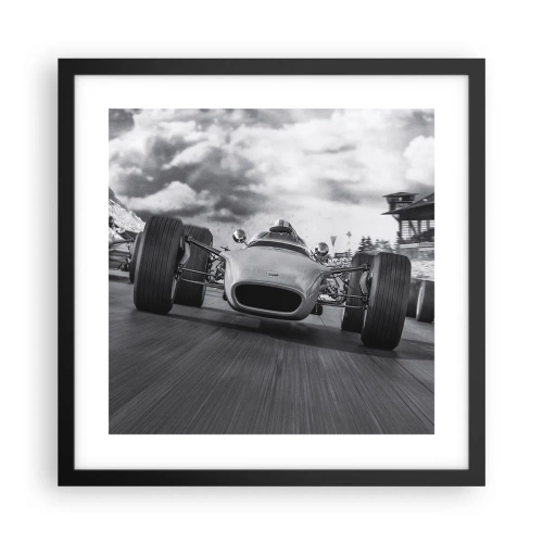 Plakat i sort ramme - Der er kraft! - 40x40 cm