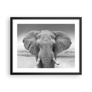 Plakat i sort ramme - Velkommen til min verden - 50x40 cm