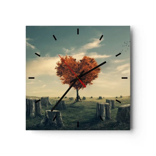 Vægur, Uret - Der er stadig håb - 30x30 cm