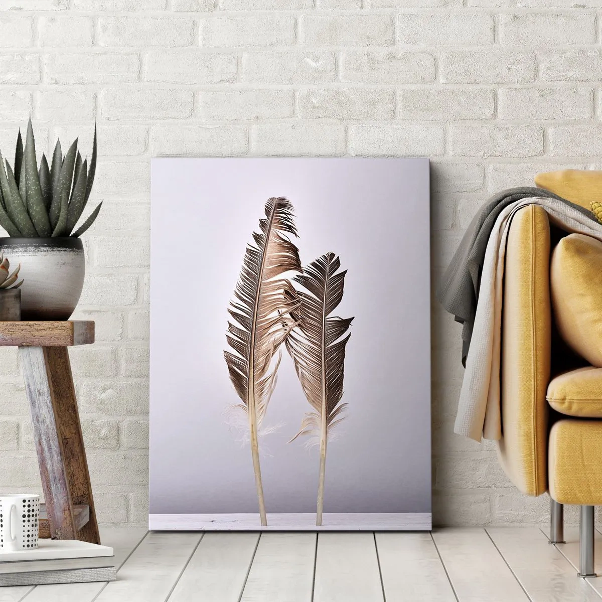 Lærredstryk - Billede på lærred - Mod intetheden - 80x120 cm