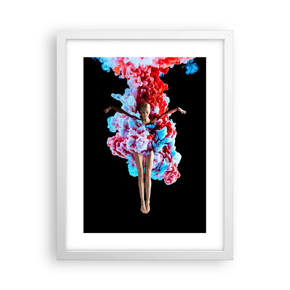 Plakat i hvid ramme - I fuld blomstring - 30x40 cm