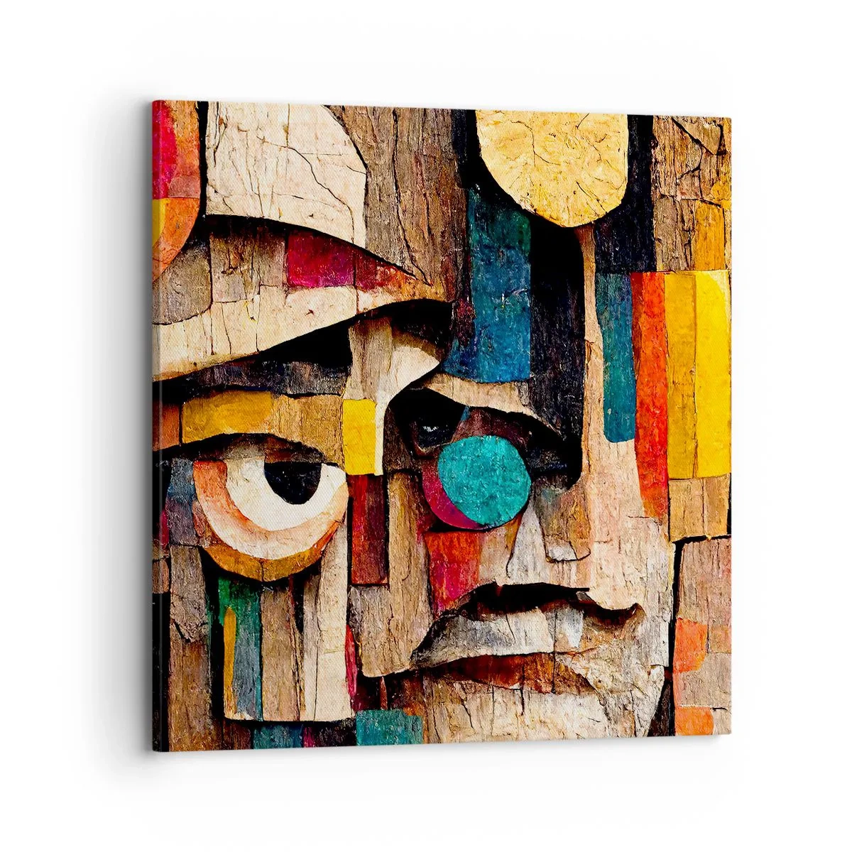 Lærredstryk - Billede på lærred - Jeg kan se dig... - 70x70 cm